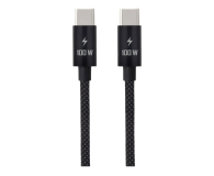 Silver Monkey Kabel Core USB-C - USB-C 100W 2m czarny - 1568844 - zdjęcie 1